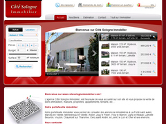 Cot� Sologne Immobilier, Agence Immobili�re, la Fert�-Saint-Aubin