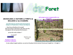 Archéologie en forêts de Boulogne et de Chambord